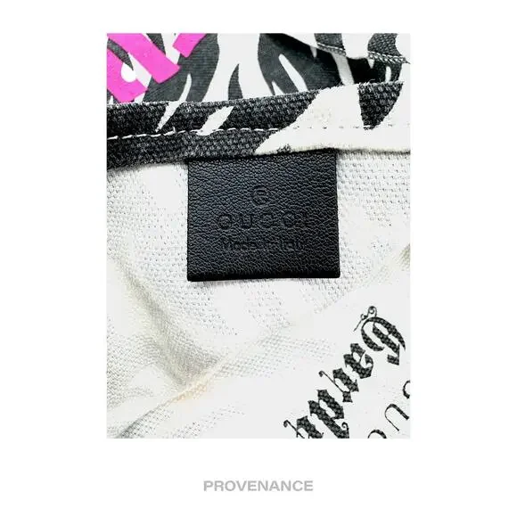 🔴 Gucci Garden FUOCO Zebra Cotton Tote Bag - Black/White - Picture 8 of 8